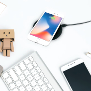 ワイヤレスチャージングプレート使用例